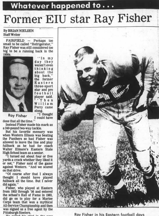 Former EIU star Ray Fisher
